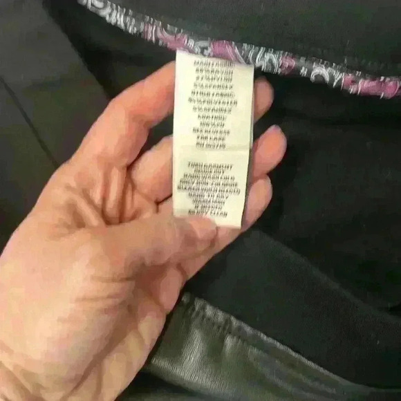 Nanette Nanette Lapore Faux Slim Leggings Large Black Item# 7I - Picture 6 of 9